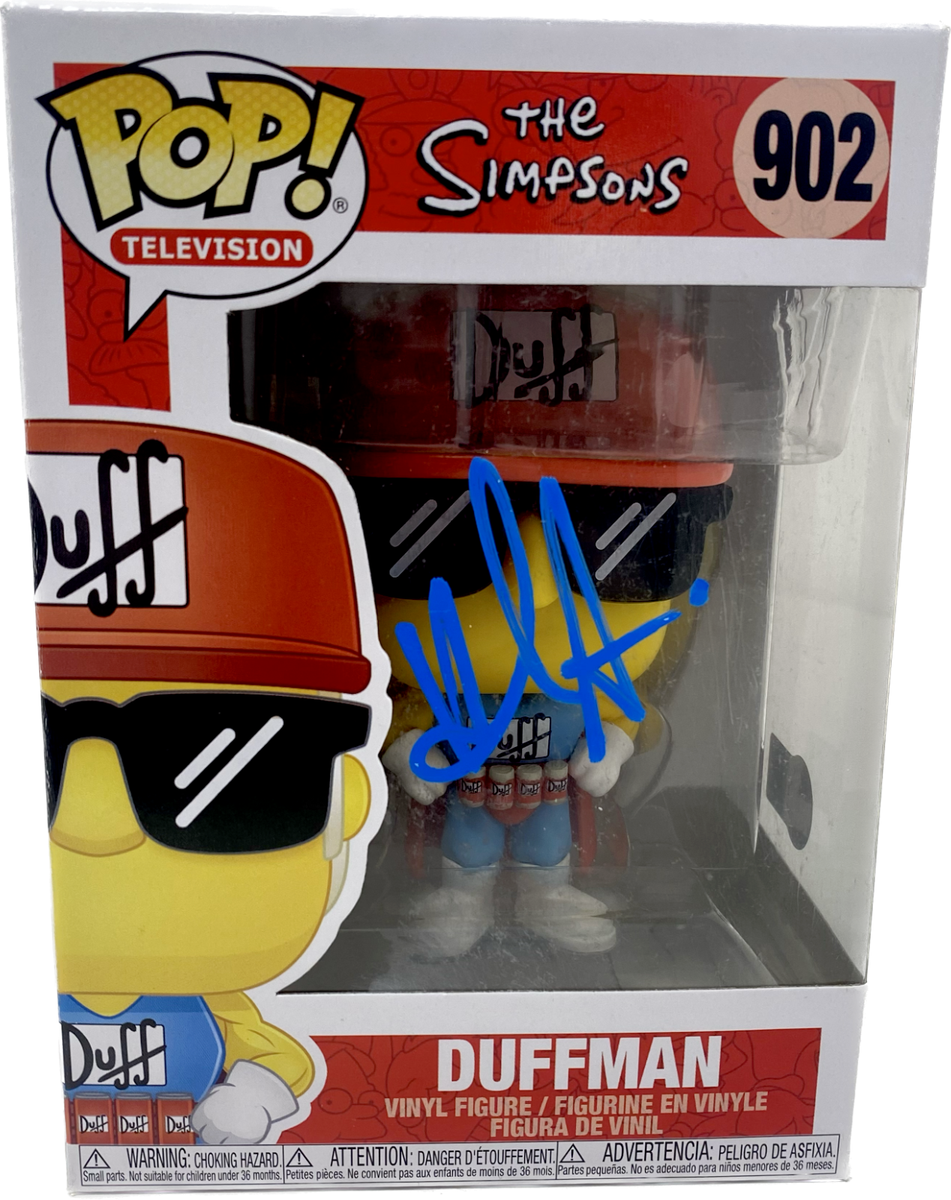 Hank Azaria Signed Funko Pop The Simpsons Duffman #902 Autograph