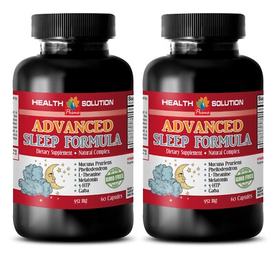 L-Theanine bedtime support - SLEEP FORMULA - Magnesium calmness 2 Bottles