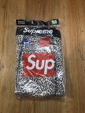 supreme leopard hanes