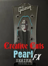 Spaceman Ace Frehley headstock vinyl decal logo for electric guitar diy projects