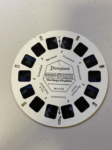 View Master Reel Disneyland The Magic Kingdom (c) 1968
