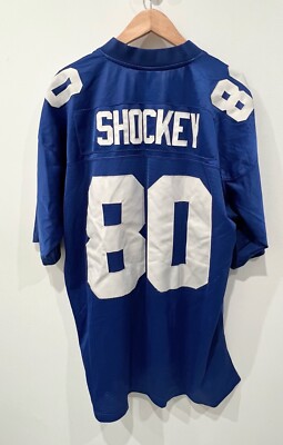 Reebok NFL New York Giants Shockey #80 Equipment On Field Players