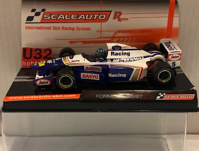 Slot Car Scaleauto SC-6303 Williams Renault FW18 #5 F1 Racing 1995 Damon Hill