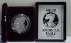 1990 S SILVER AMERICAN EAGLE PROOF US Mint Box  One Ounce .999 FINE Box/COA.