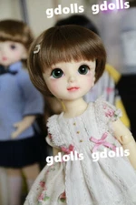 1/4 BJD SD Doll Smile Girl Free Face Make up + Eyes Resin Figure Toys Gift