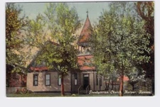 PPC Postcard KS Kansas Harper Presbyterian Church Never Postally Used