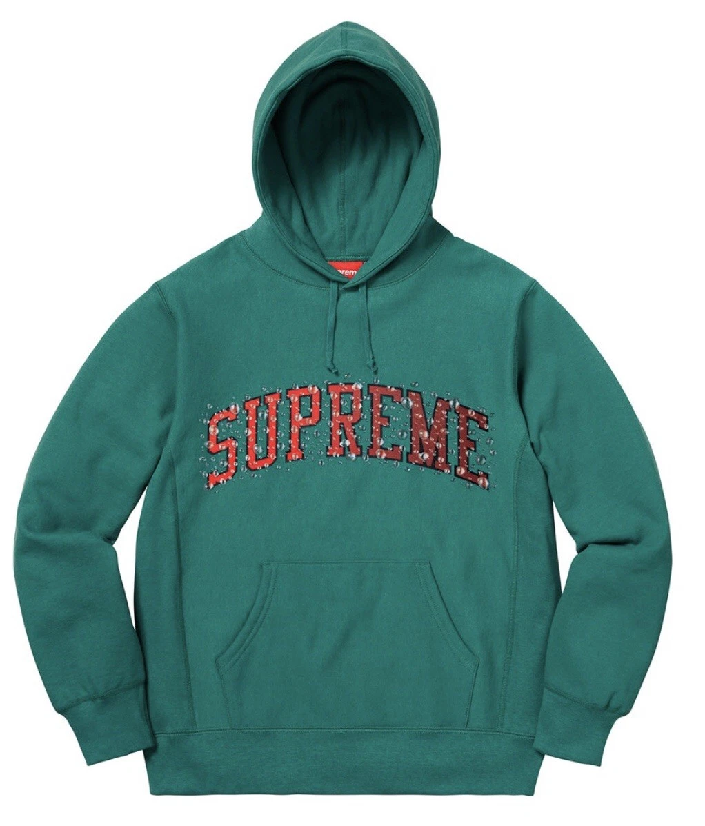 Sweat à capuche Supreme Water Arc Dark Teal XL COMMANDE CONFIRMÉE authentique FW18