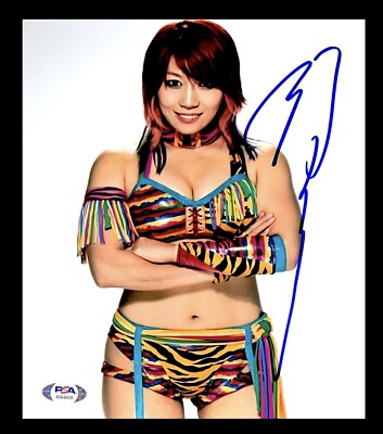 WWE ASUKA SIGNED 8X10 AUTOGRAPHED WRESTLING PHOTO WITH PROOF AND