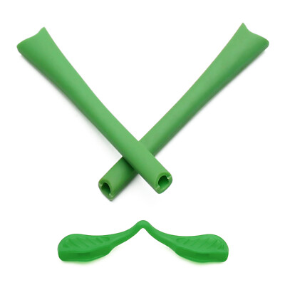hdhut Rubber Kit Ear Socks & Nose Piece for-Oakley Radar Path Range Edge Green