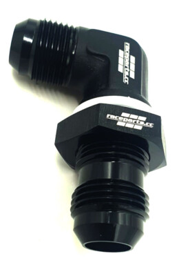 raceparts.cc  90° Schottverschraubung, Dash 12, 1 /16''-12 UNF, AN-12