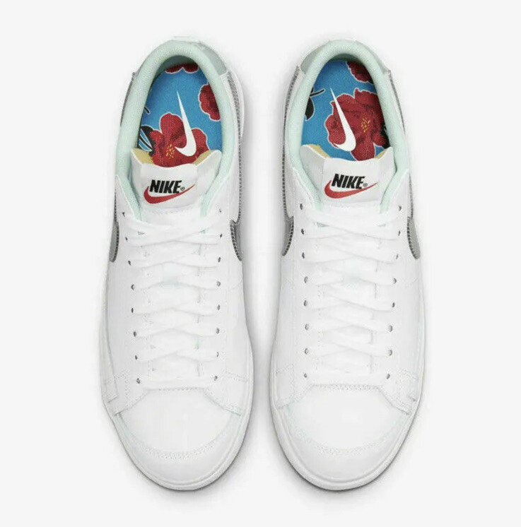 Nike Blazer Low Platform White Metallic Silver DQ7654 100  display picture 1