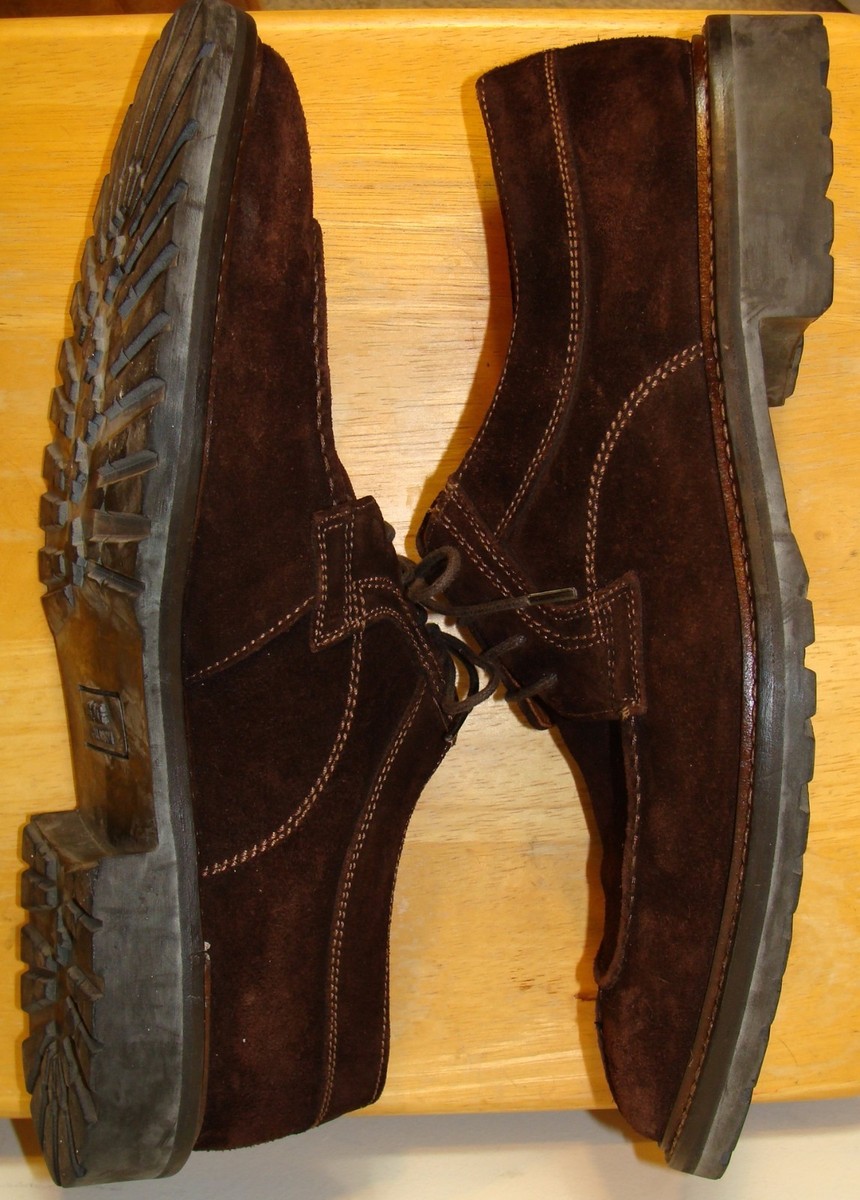 SAG VERA GOMMA ALEX M. BROWN SUEDE LACE UP OXFORD SHOES SIZE  display picture 3