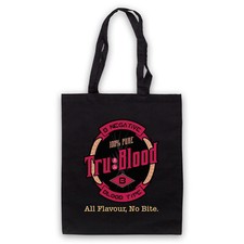 TRUE TRU BLOOD VAMPIRE UNOFFICIAL B- TYPE TV HORROR TOTE BAG LIFE SHOPPER