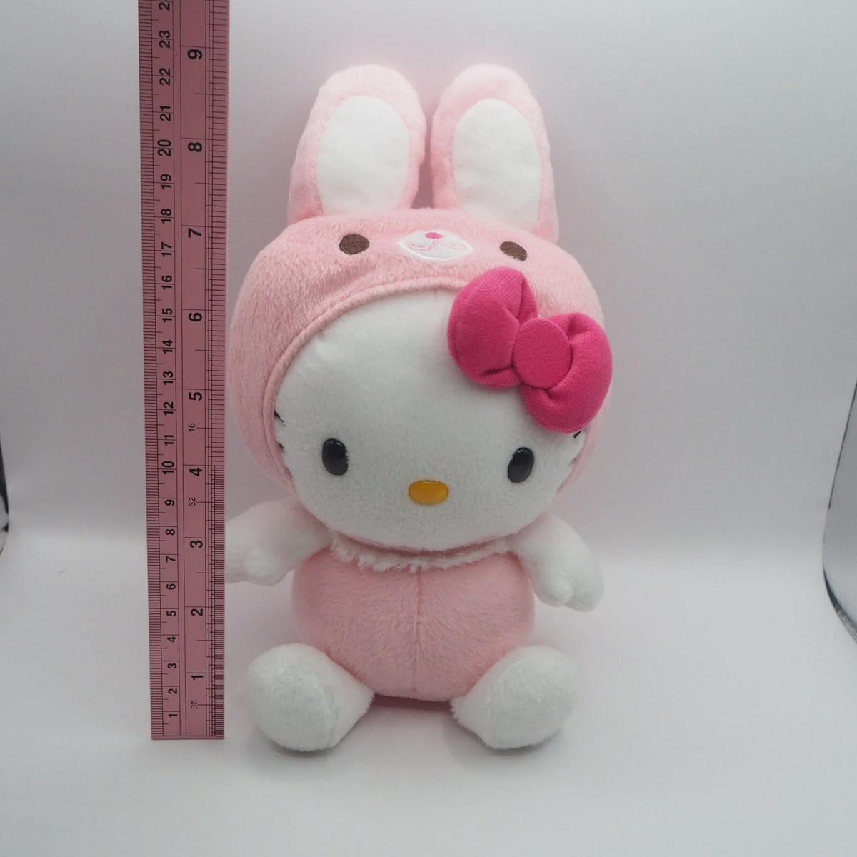 Hello Kitty C0109 Sanrio Smile 2010 Yakult Pink Bunny Plush 9