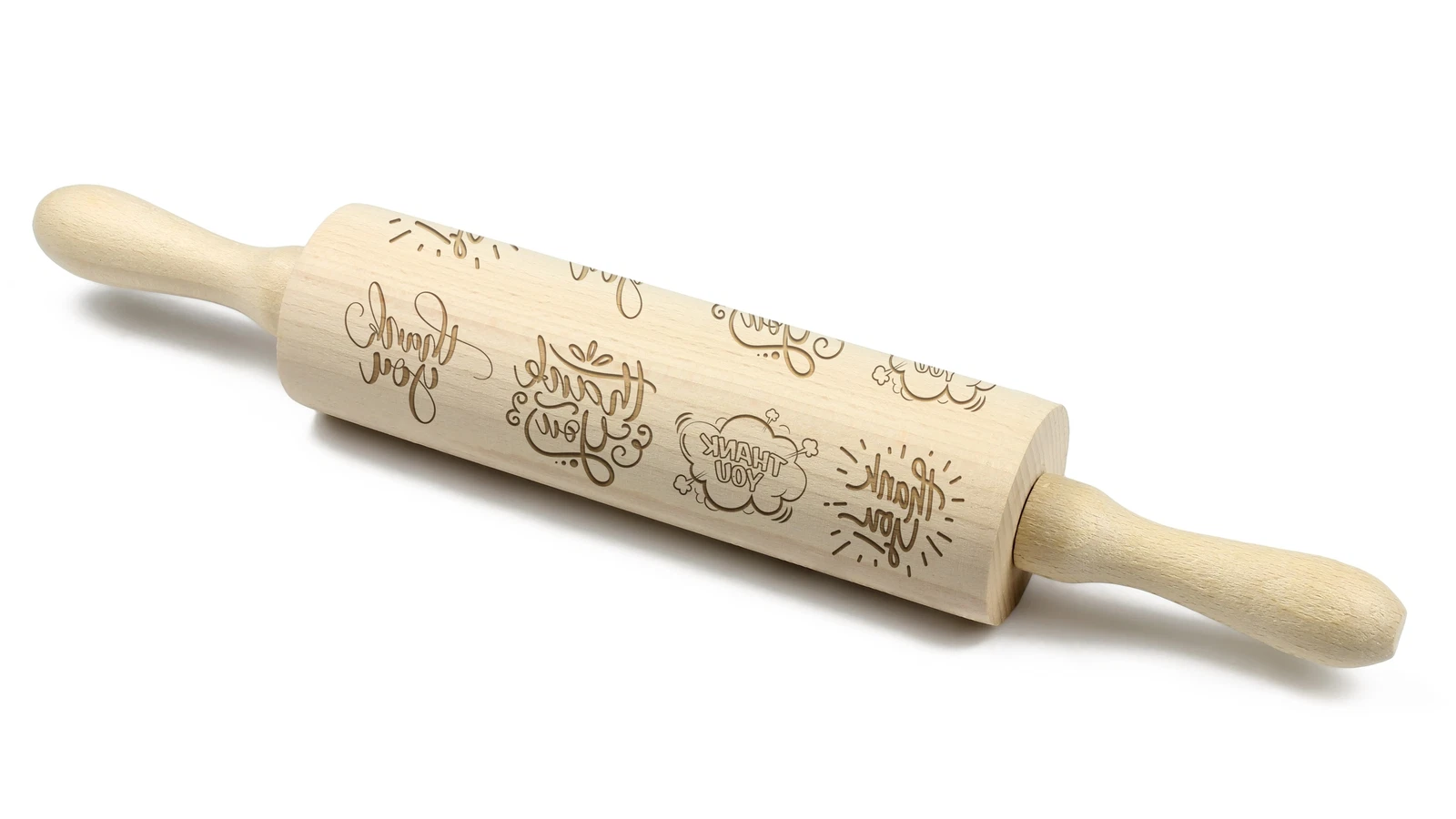 Thank You Rolling Pin Art-Dog