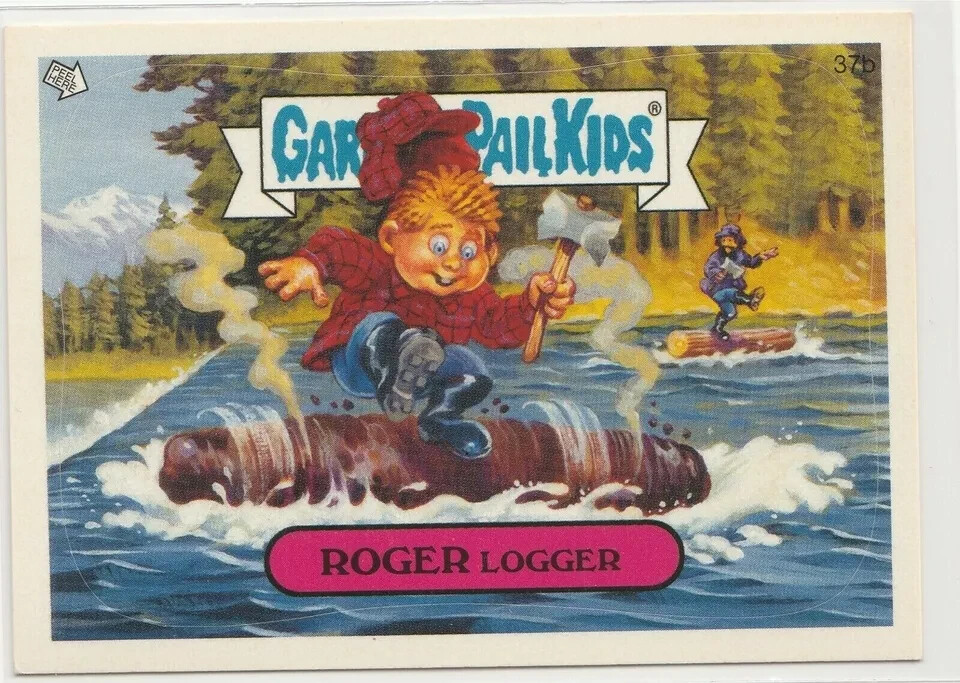 Roger Logger #37b Garbage Pail Kids 2005 ANS4 GPK Card