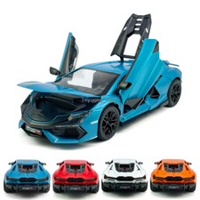 Modellino auto giocattolo 1/24 Lamborghini Revuelto pressofuso veicolo giocattolo per ragazzi regali bambini