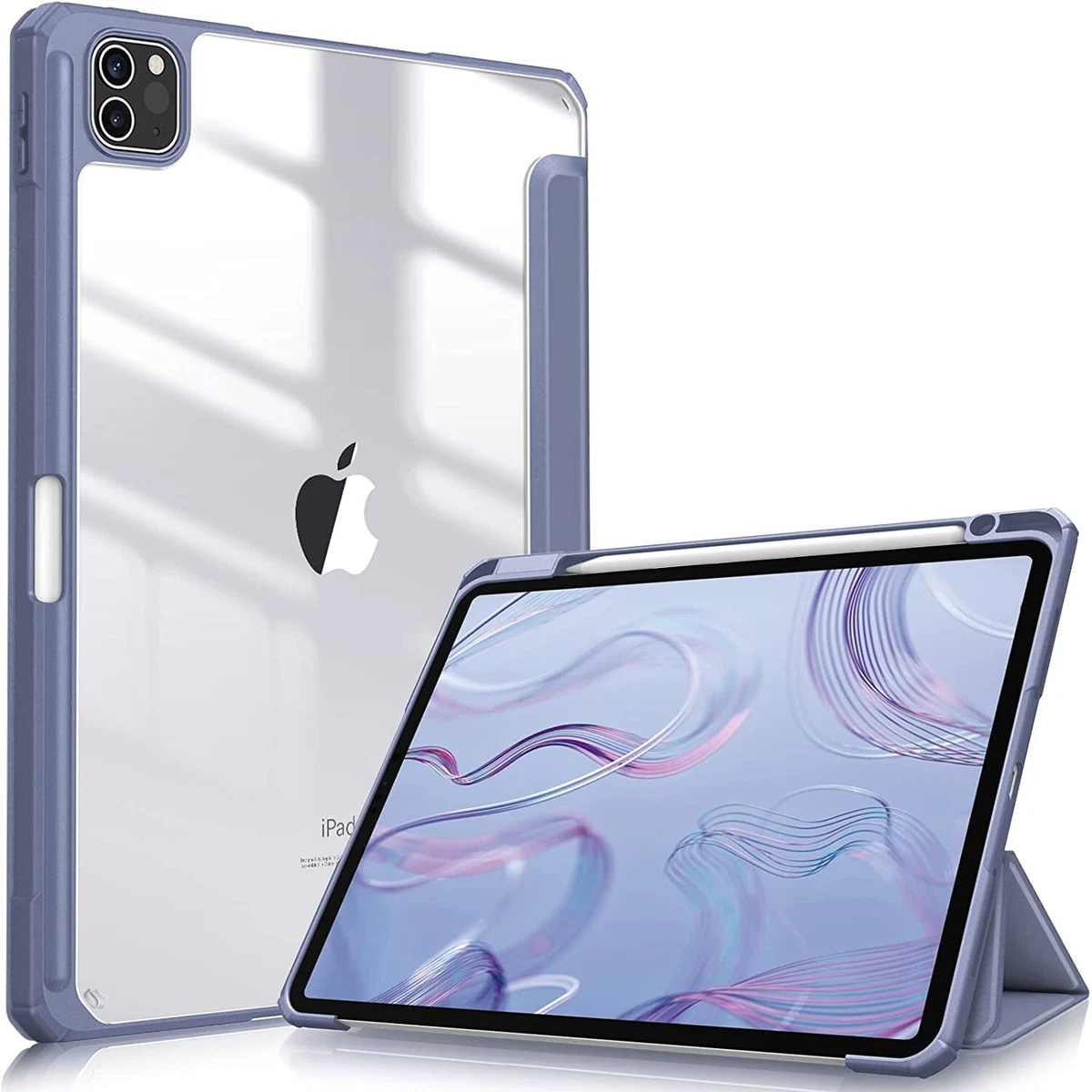 Tablet Case For iPad Pro 11 Case Air 4 10.9 Mini 6 Apple Pencil Holder Hard