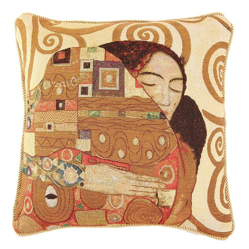 Наволочка Gustav Klimt Tree Of Life Kiss/Декоративный дизайн чехла для подушки