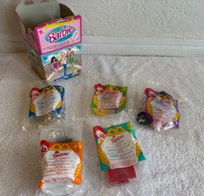1995 McDonalds Happy Meal Toys-Barbie Dolls Of The World-Complete Set of 5  Box