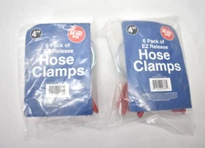 EZ Release Hose Clamps 12 Pack Red Handle Grip 4" Dust  Collection Hoses