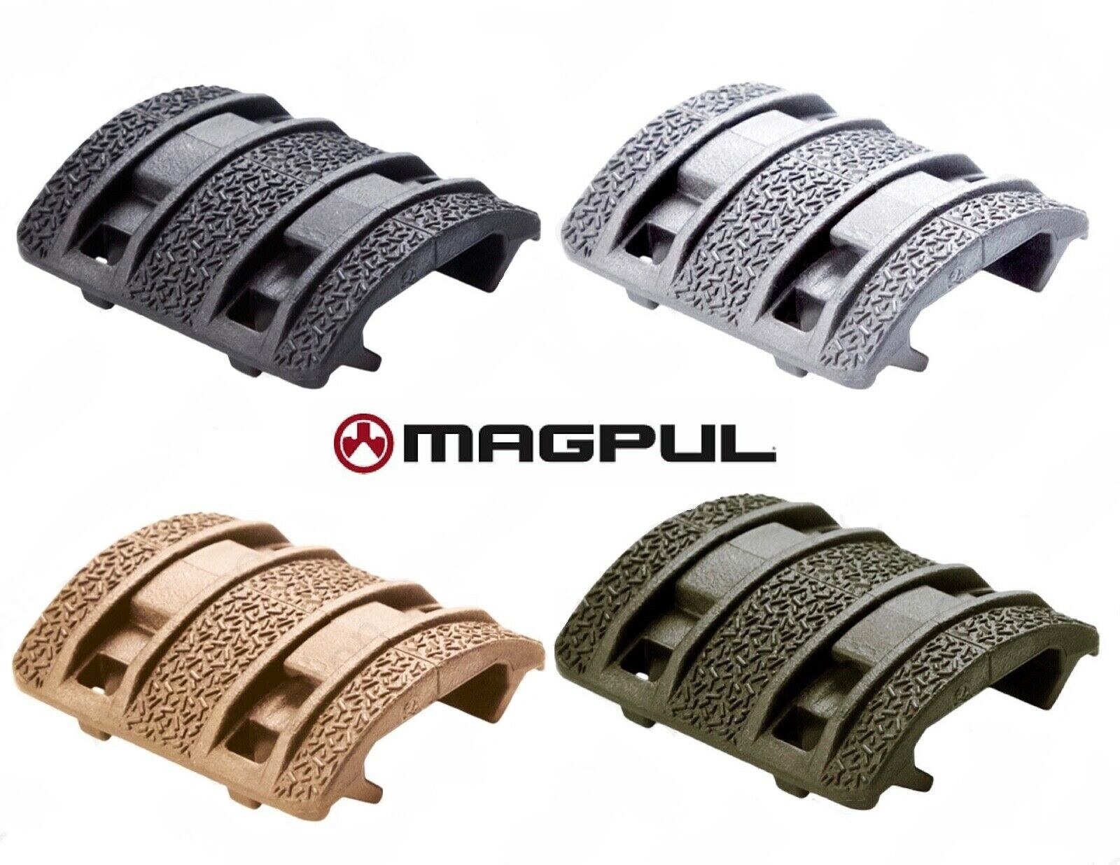 Magpul XTM Enhanced RAIL COVER PANELS Picatinny 4-pcs MAG510 FAST SHIP