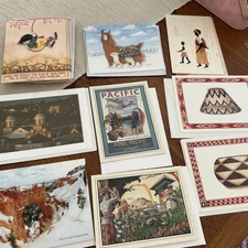 Assorted Eclectic Notecards With Envelopes Set Of 13