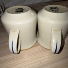 Vtg Hall Pottery Mugs Dragon Man #2444 Made in USA  — photo 3