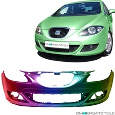 Seat Leon 1P 1P1 Stoßstange vorne LACKIERT ohne PDC ohne SRA PREMIUM 05-09