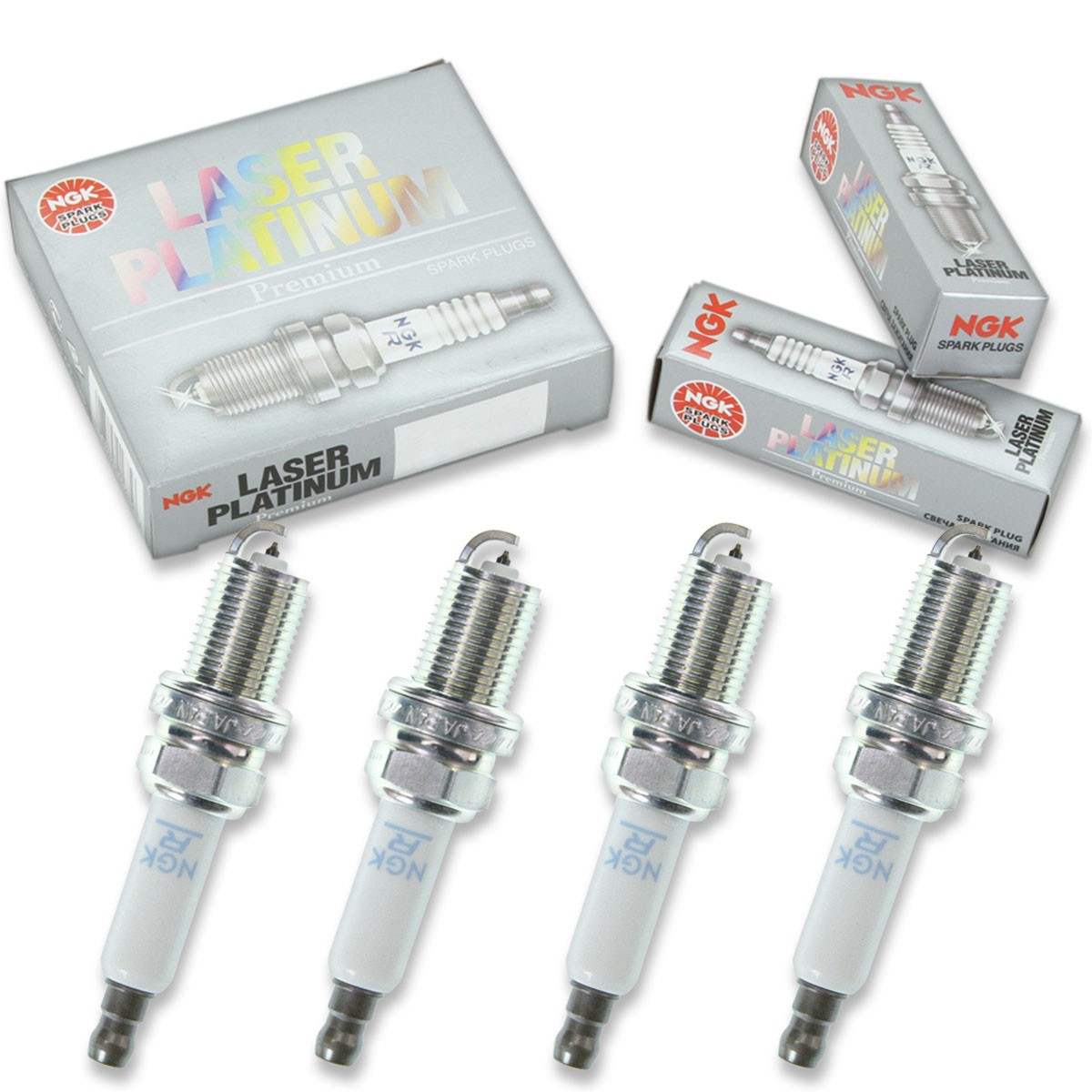 4 pc NGK 7963 PFR7Q Laser Platinum Spark Plugs for FR6KPP33 101 000 063 AC pf