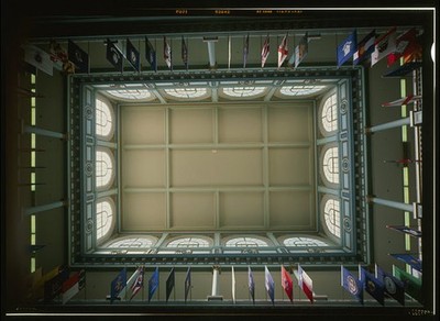Photo:Atlanta Georgia State Capitol South Atrium Ceiling 1900s HABS