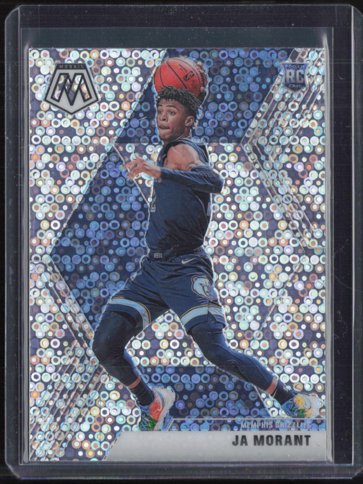 2019 Panini Mosaic Fast Break Silver #219 Ja Morant RC Rookie 
