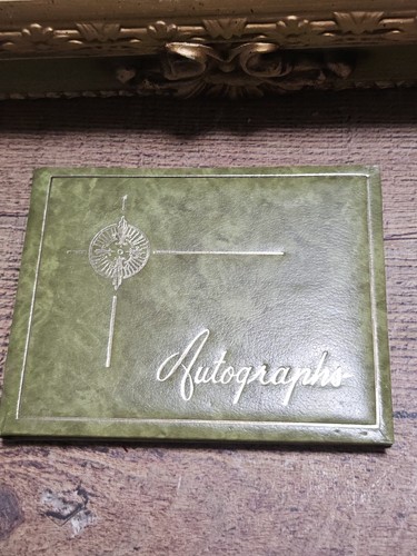 VTG Autograph Booklet/ Book School Memories Torn Out Pages-unused