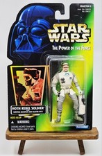 Star Wars Hoth Rebel Soldier 1996 POTF 2 Hologram Green Card Sealed  69605 VGC