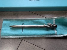 Tiffany & Co. Treble Clef Sterling Silver  Ballpoint Pen