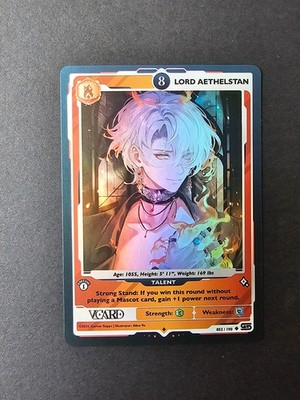 Lord Aethelstan 8 Holo 1st Edition Rising Stars Card GamerSupps VCard 052/190