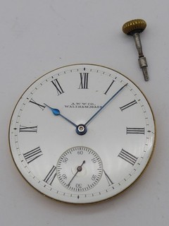 RELOJ BOLSILLO WALTHAM ANTIGUO MOVIMIENTO FUNCIONANDO