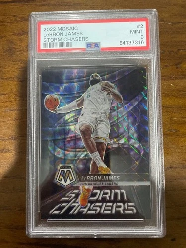 2022 Mosaic LeBron James #2 Storm Chasers PSA 9.0 Basketball Card