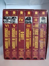 Crusade in Europe VHS Set (1993) Dwight D. Eisenhower WWII Documentary Vol 1-6