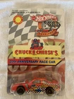 Vintage Hot Wheels Chuck E Cheese 20th Anniversary Race Car Limited Edition 1997