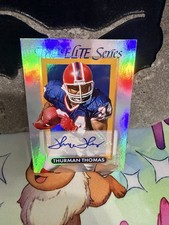 2026 Panini Decades 90’s Thurman Thomas Elite Series Auto Silver 1/10 Bills
