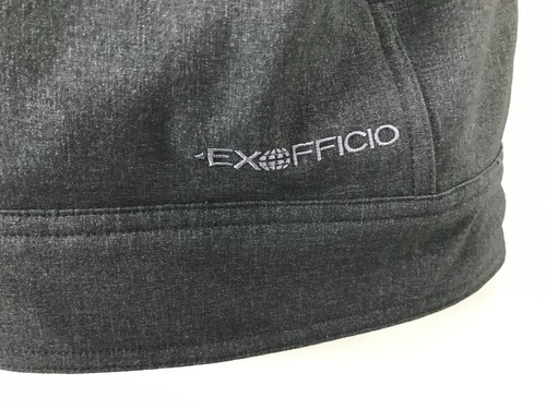 EXOFFICIO Mens Size XL Blackish Gray Multi Pocket Travel Outdoor Full Zip Vest - Picture 4 of 20