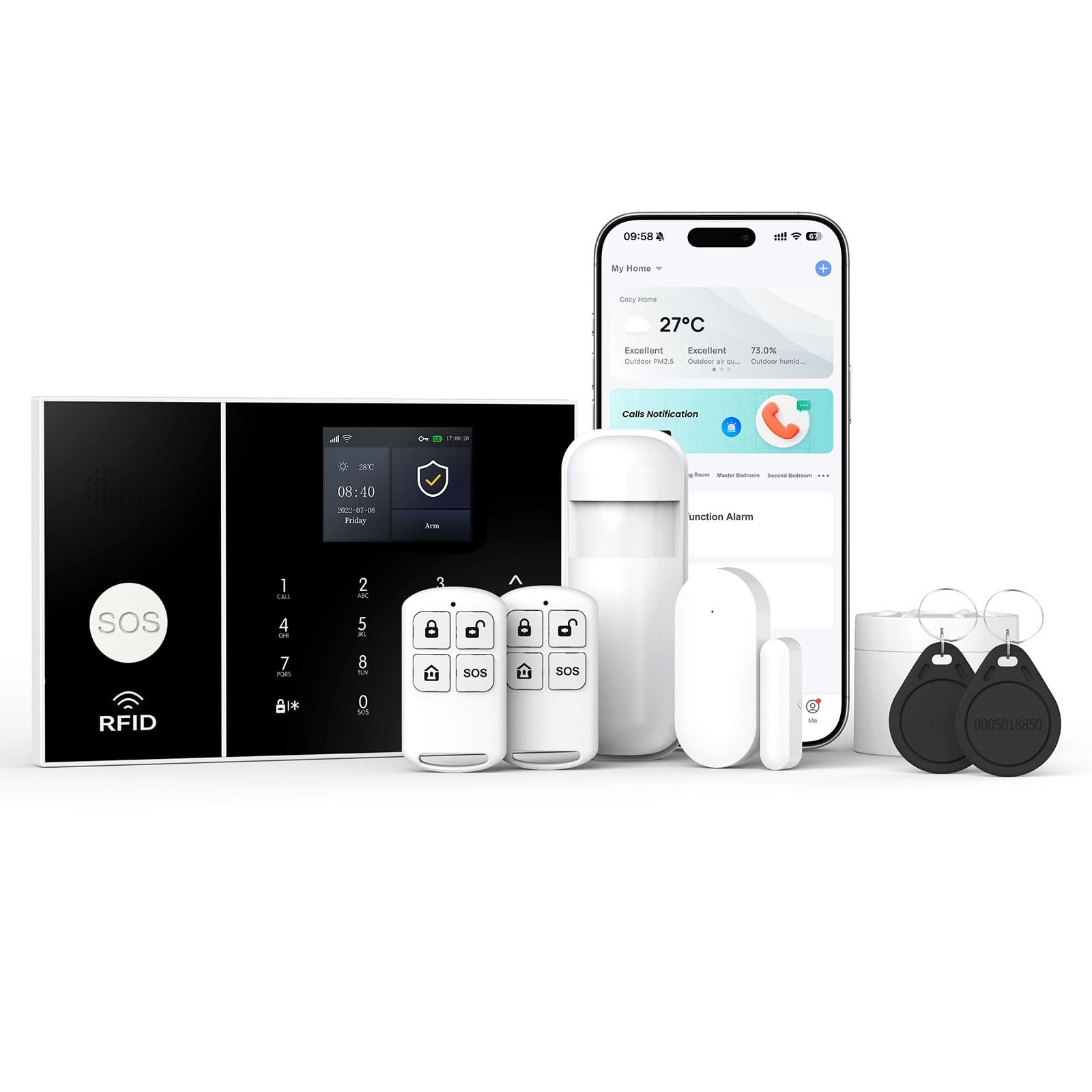 Sistema Antifurto GSM Wireless Professionale per Casa e Ufficio Sirena