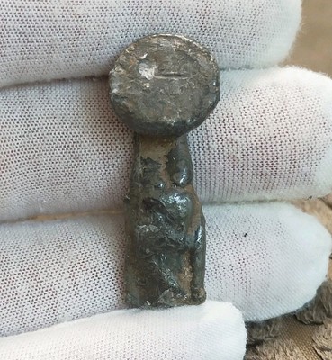 Unbekanntes Bleiartefakt Metallfund (184)