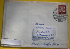 BU. Briefumschlag Mi: 352 Von Hermannsburg nach Bielefeld am 21.1.1965 (12.205)