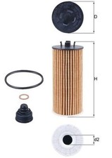 MAHLE Ölfilter OX 815/1D Filtereinsatz für MINI BMW F54 X2 F39 F48 F45 X1 F46 i8