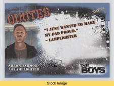 2025 Skybox The Boys: Season 1 & 2 Quotes as Lamplighter Shawn Ashmore READ 2zq