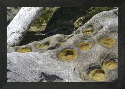 Felsen am Borneo Strand Gerahmtes Wandbild Poster Leinwanddruck Bild
