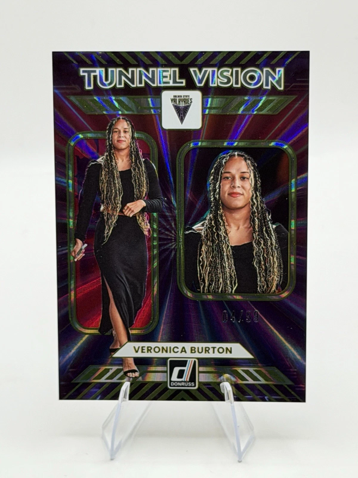2025 Donruss Veronica Burton #15 Purple Laser Tunnel Vision /99