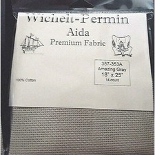 Premium 14-Count Gray Fabric for Crafts